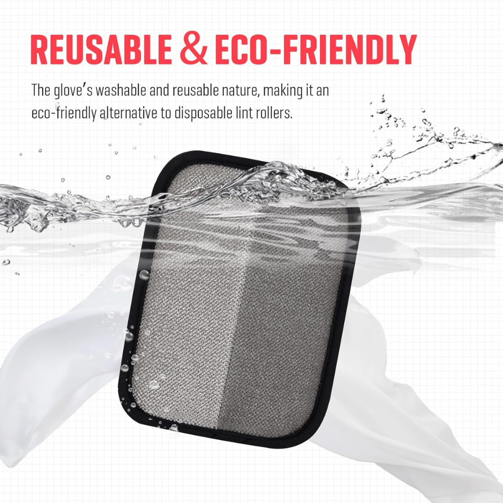 Reusable Electrostatic Pet Hair Remover Pad-Paw Print Pad