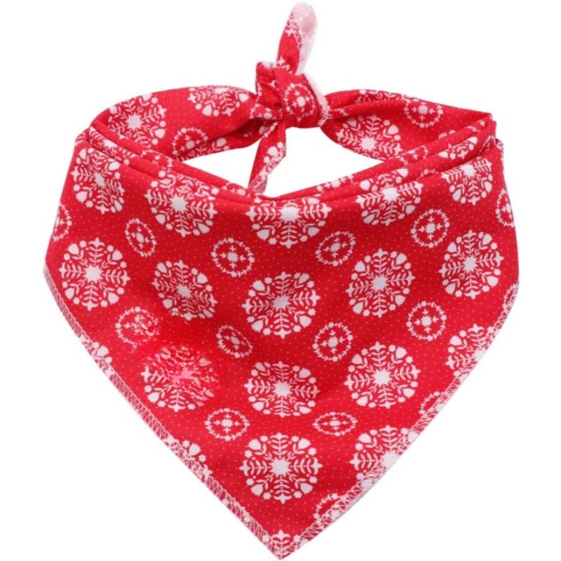 Cat Dog Kerchief Dog Triangle Bibs Scarf For Girl Or Boy-Paw Print Pad