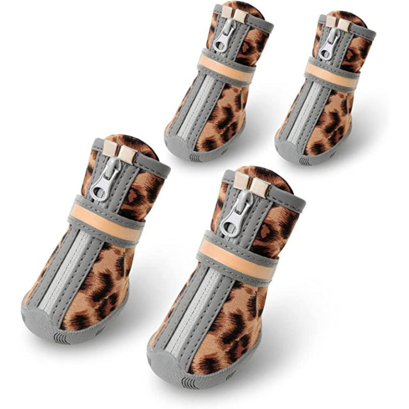 Dog Shoes, Puppy Dog Boots & Paw Protectors For Winter Snowy Day-Paw Print Pad