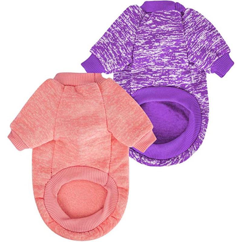 Warm Soft Pet Clothes for Puppy, Medium Large Cat-Paw Print Pad