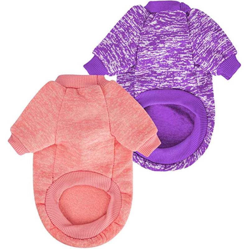 Warm Soft Pet Clothes for Puppy, Medium Large Cat-Paw Print Pad