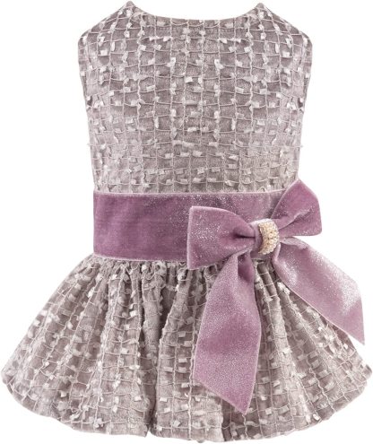 Summer Puppy Clothes For Small Dogs Girl Sequins Skirt-Paw Print Pad