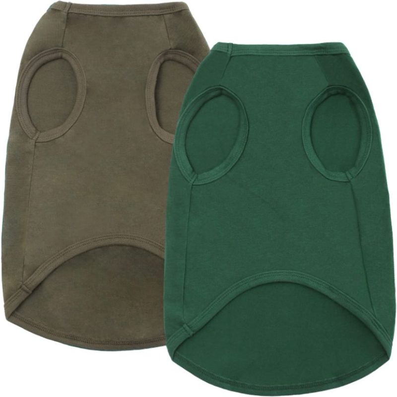 Dog Pink White Shirts, Soft Blank Cotton Tee-Shirt For Boy Girl Dogs, Plain Large Bulldog Clothes-Paw Print Pad