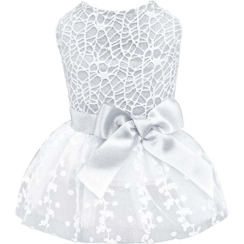 Summer Puppy Clothes For Small Dogs Girl Sequins Skirt-Paw Print Pad