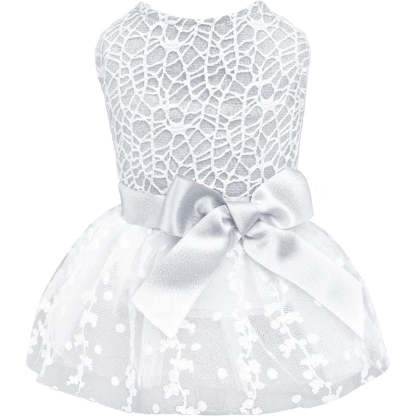 Summer Puppy Clothes For Small Dogs Girl Sequins Skirt-Paw Print Pad