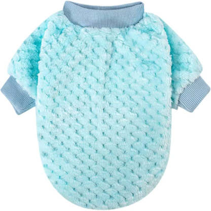 Dog Sweaters for Small Dogs, 3pc Warm Fur Soft Pet Clothes For Puppy-Paw Print Pad