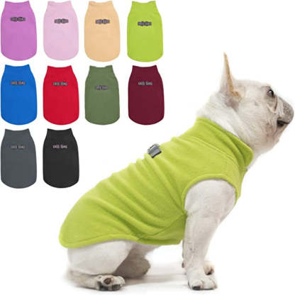 Dog Fleece Vest Sweater Winter Jacket For Dogs-Paw Print Pad