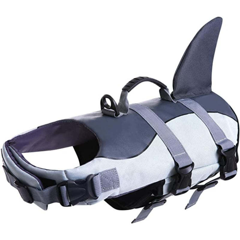 Dog Life Jacket Swimsuit For Pool Floatation Vest For Dogs-Paw Print Pad