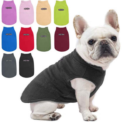 Dog Fleece Vest Sweater Winter Jacket For Dogs-Paw Print Pad
