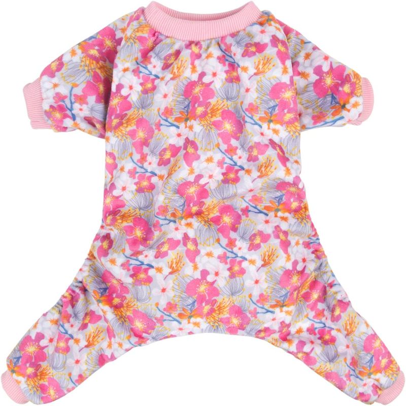 Dog Pajamas Clothes-Paw Print Pad