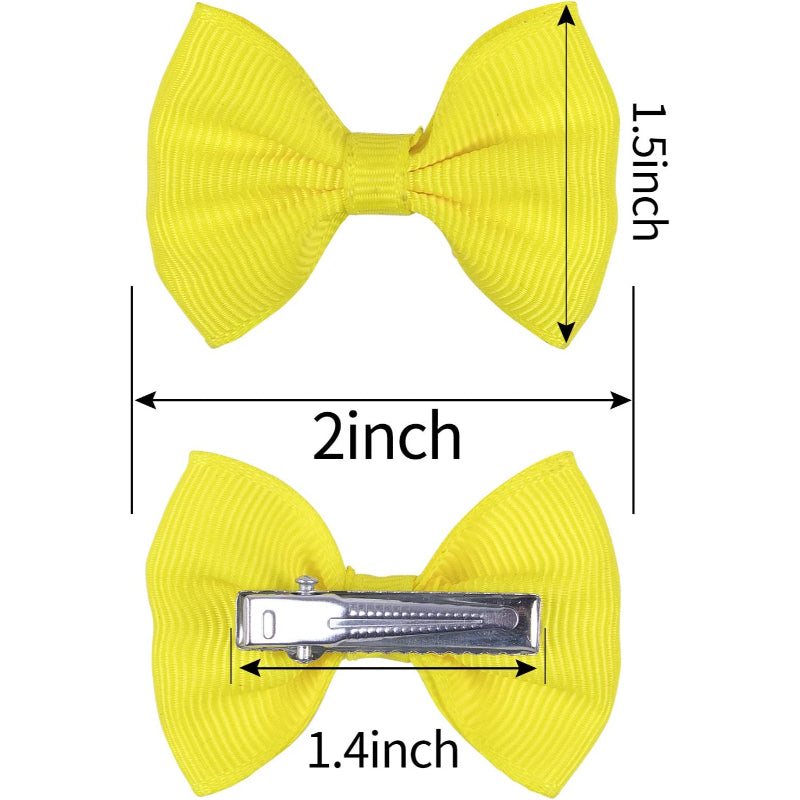 Dog's Hair Bows Clips Handmade Hair Accessories Bow Pet Puppy-Paw Print Pad