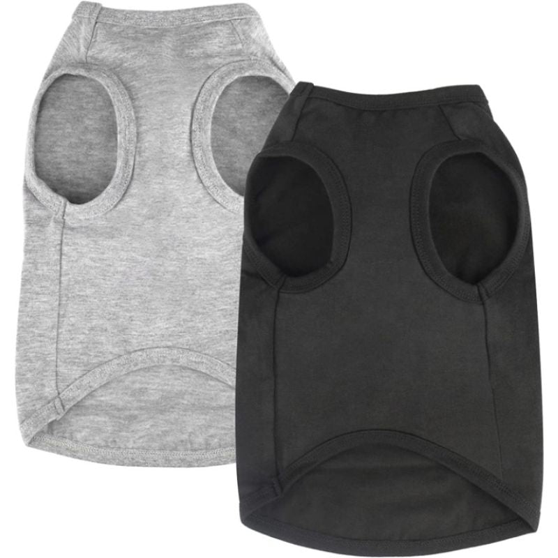 Dog Pink White Shirts, Soft Blank Cotton Tee-Shirt For Boy Girl Dogs, Plain Large Bulldog Clothes-Paw Print Pad