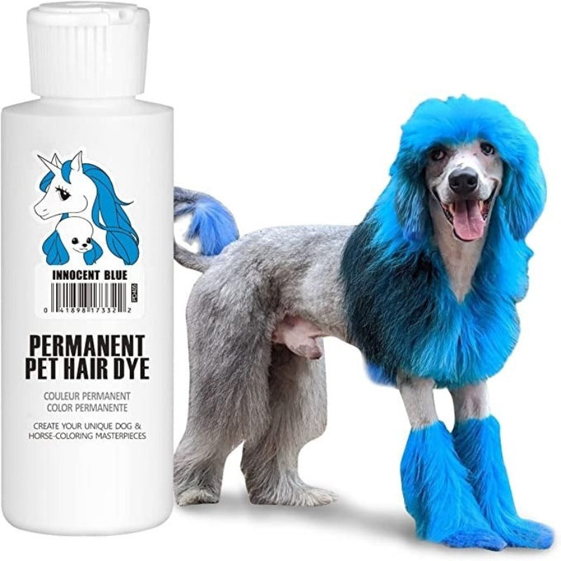 Permanent Dog Hair Dye, Pet Safe Dye Lasts Over 20 Washes-Paw Print Pad