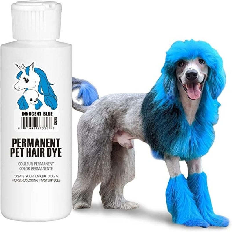 Permanent Dog Hair Dye, Pet Safe Dye Lasts Over 20 Washes-Paw Print Pad