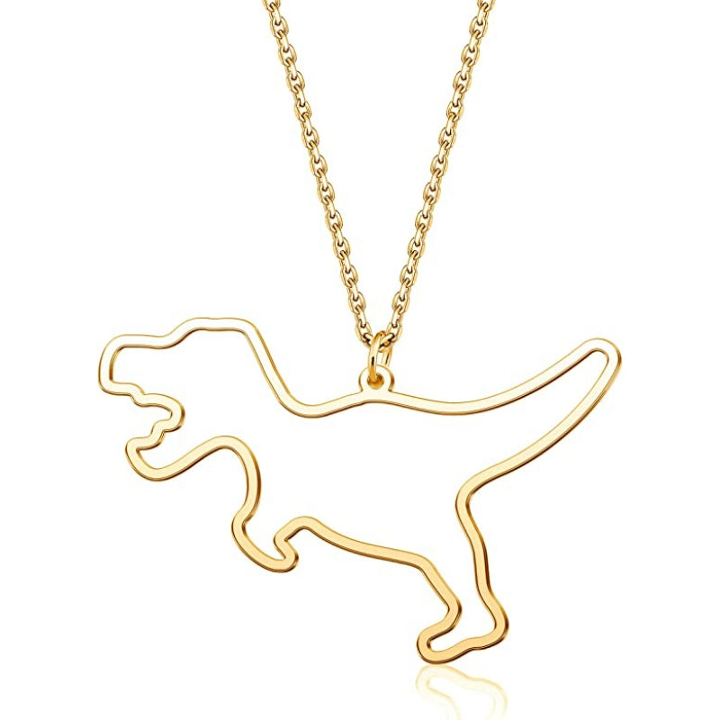 Pet Dog Cat Animal Dinosaur Necklace Personalized Jewelry-Paw Print Pad