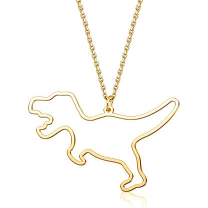 Pet Dog Cat Animal Dinosaur Necklace Personalized Jewelry-Paw Print Pad