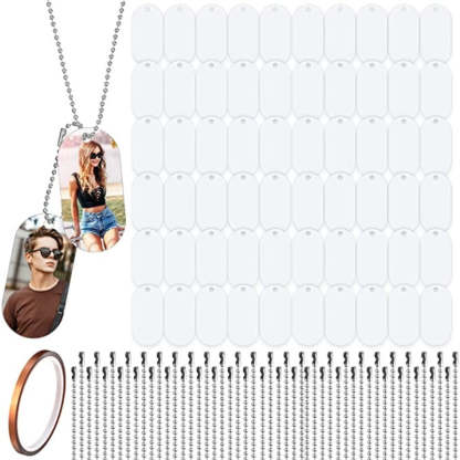 Pendants Double Sided Blank Stamping Metal Tags-Paw Print Pad