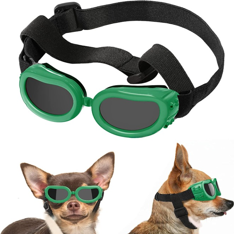 Dog Sunglasses For Small Breed UV Protected Goggles-Paw Print Pad