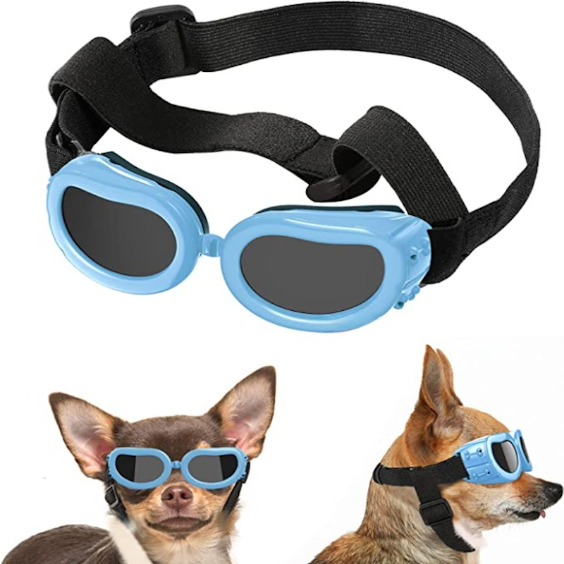 Dog Sunglasses For Small Breed UV Protected Goggles-Paw Print Pad