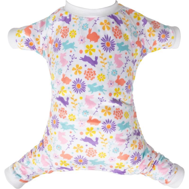 Holiday Dog Pajamas Clothes-Paw Print Pad