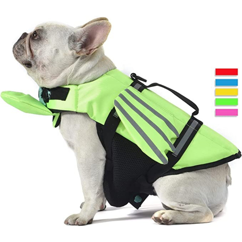 French Bulldog Life Jacket, Wings Design Pet Life Vest, Dog-Paw Print Pad