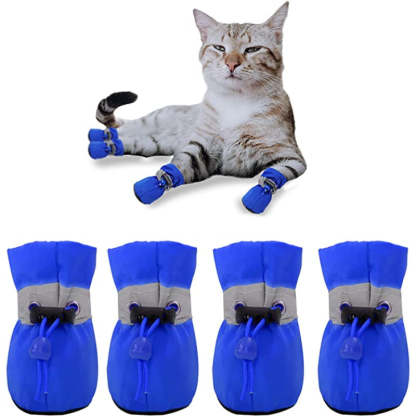 Dog Shoes Anti-Slip Dogs Boots & Paw Protector With Reflective Straps