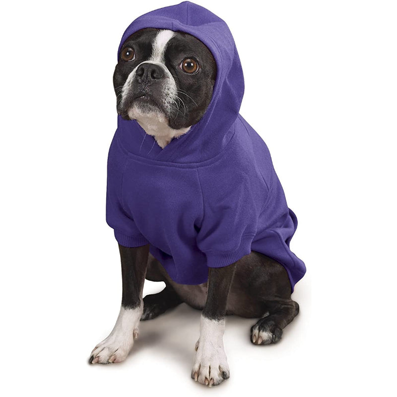 Ultra Violet Basic Hoodie For Dogs-Paw Print Pad