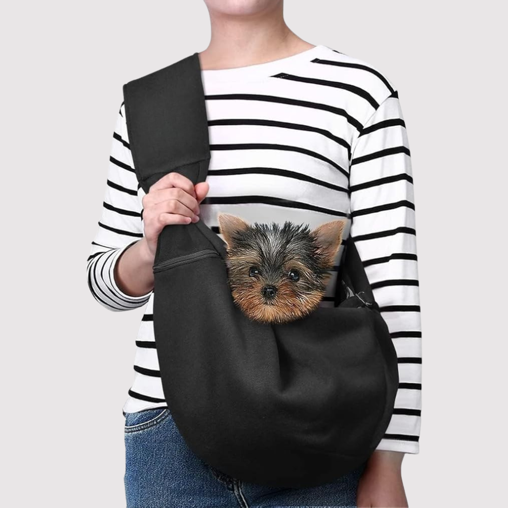 Small Dog Sling Carrier With Classic Strap