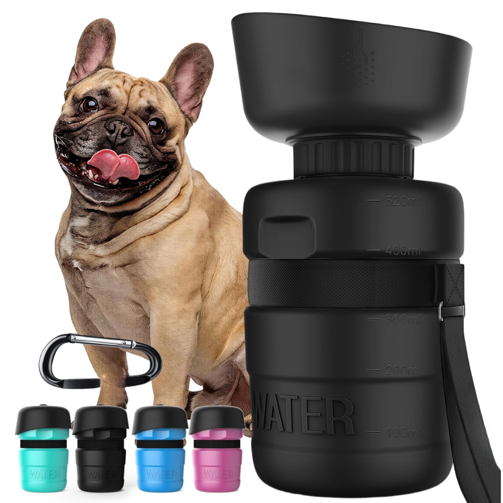 Portable Dog Water Bottle With Bowl And Leak Proof 