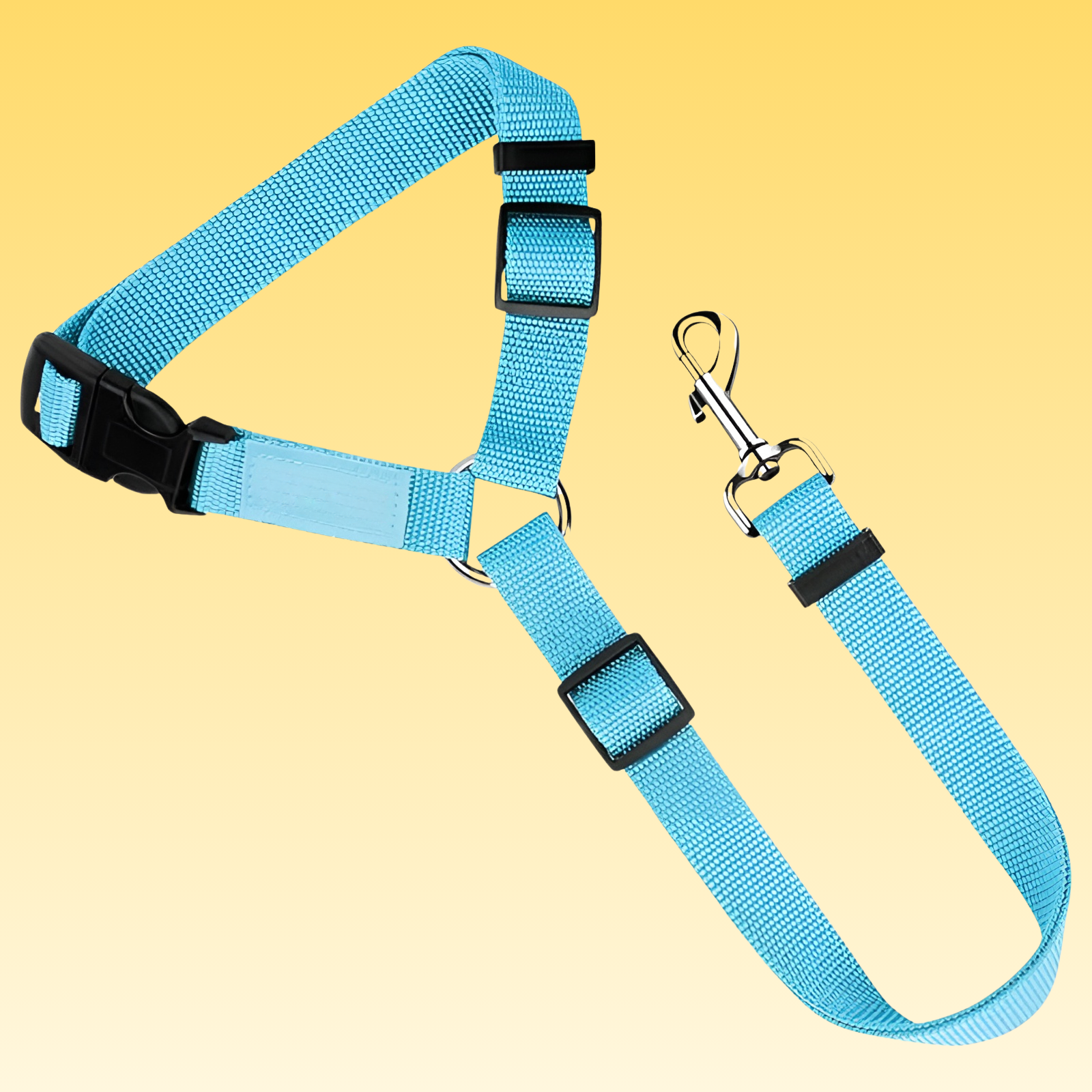 Non Elastic Pet Seatbelt - Dog and Cat Car Headrest Safety Belt