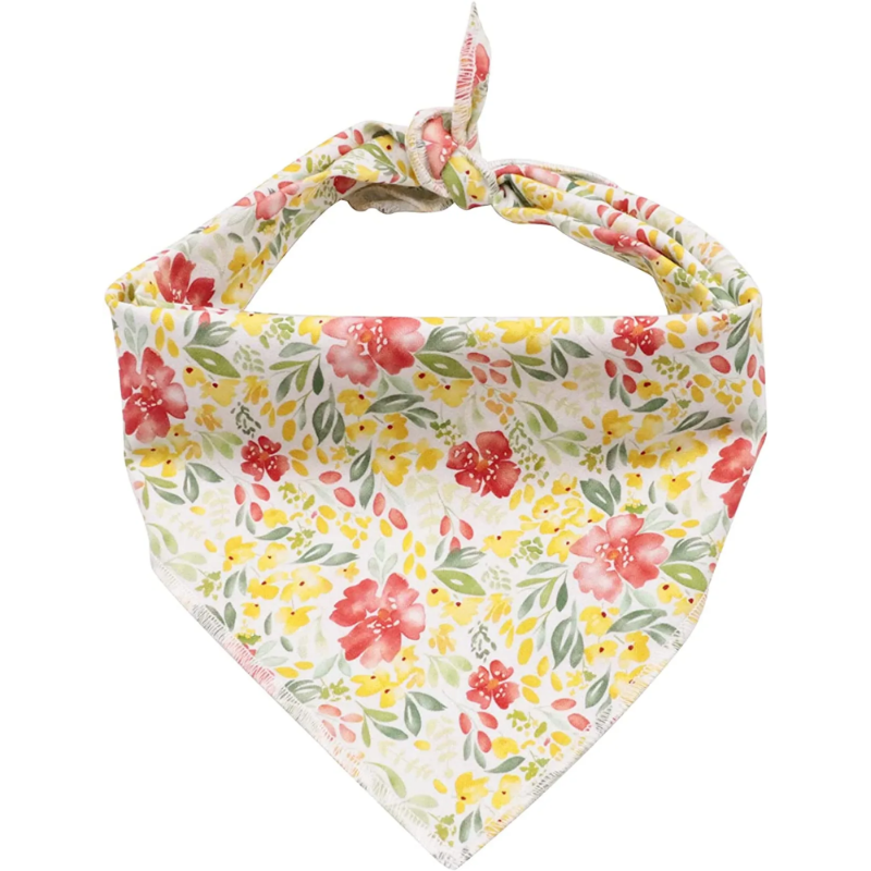 Cat Dog Kerchief Dog Triangle Bibs Scarf For Girl Or Boy-Paw Print Pad