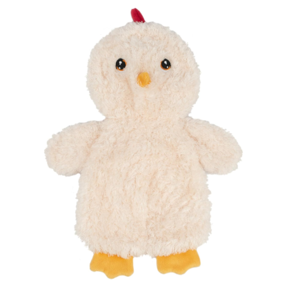 Engaging Crinkle Chicken Plush Toy-Paw Print Pad
