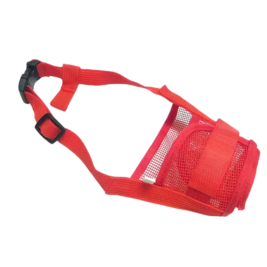 Dog Mouth Cover With Adjustable Straps