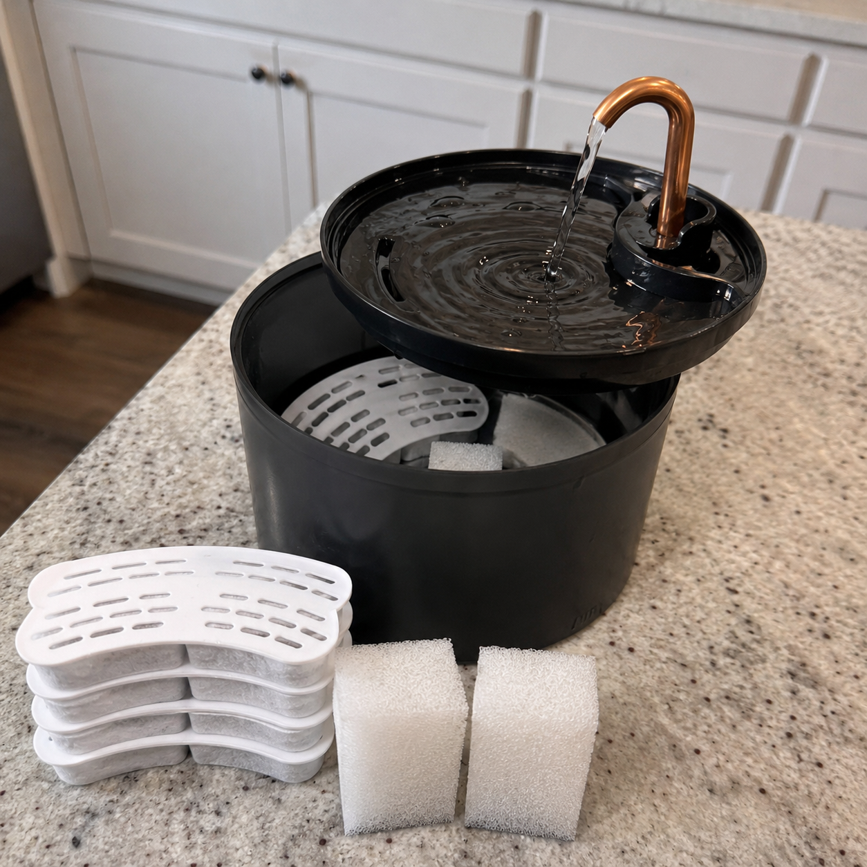 Cat Fountain Filters With Long Lasting Freshness