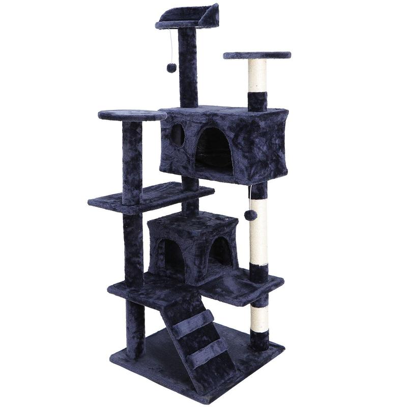 Indoor Cat Playhouse With Scratcher Board