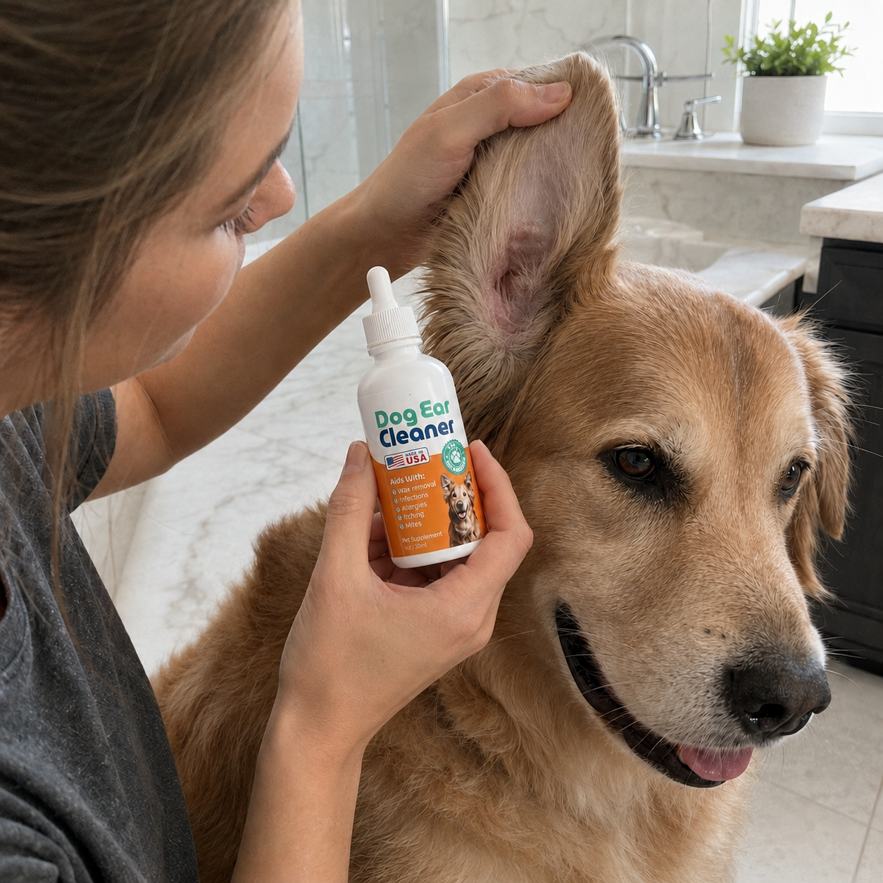 Natural Pet Grooming Supplement 1oz Dropper Bottles