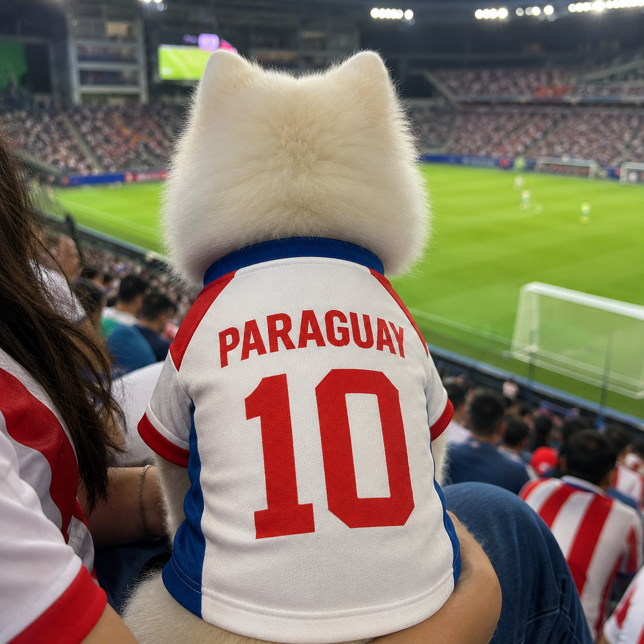 World Cup 2026 Paraguay Soccer Pet Jersey