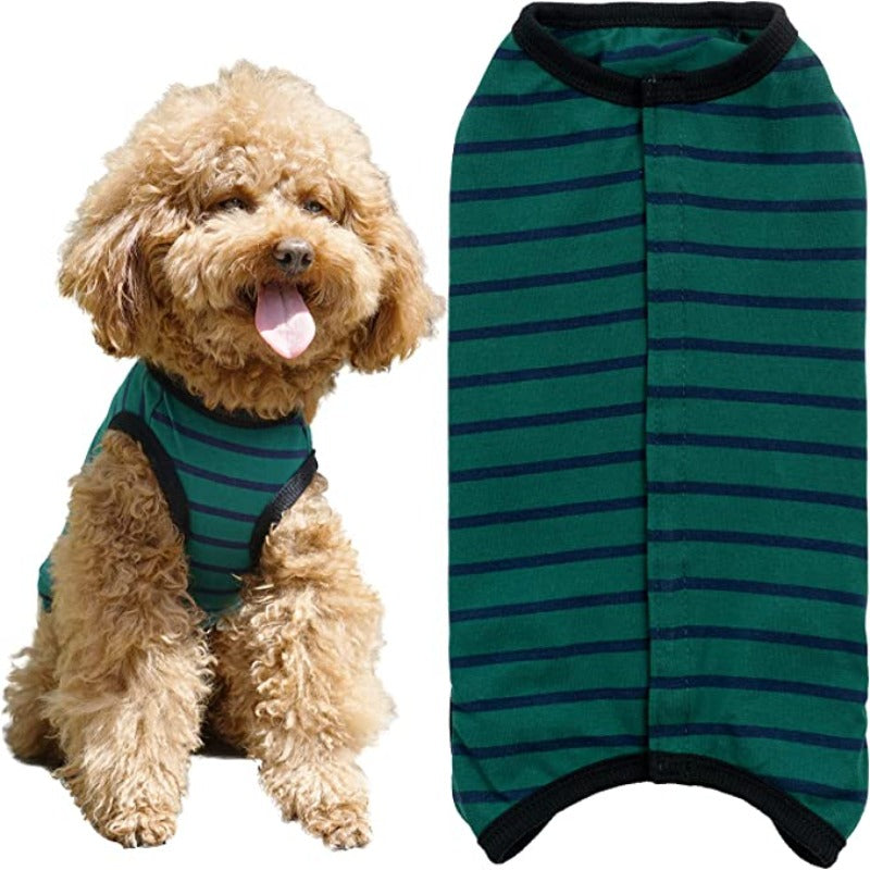 Dog’s Recovery Suit, Wound Protective Clothes For Little Animals-Paw Print Pad