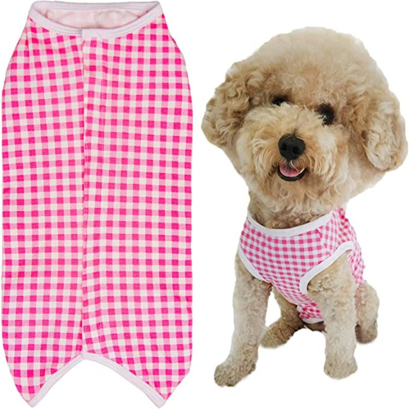 Dog’s Recovery Suit, Wound Protective Clothes For Little Animals-Paw Print Pad
