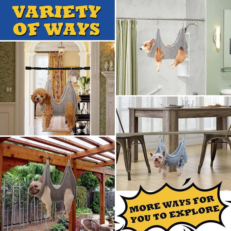 Dog Grooming Hammock,Dog Grooming Supplies, Claw Care-Paw Print Pad