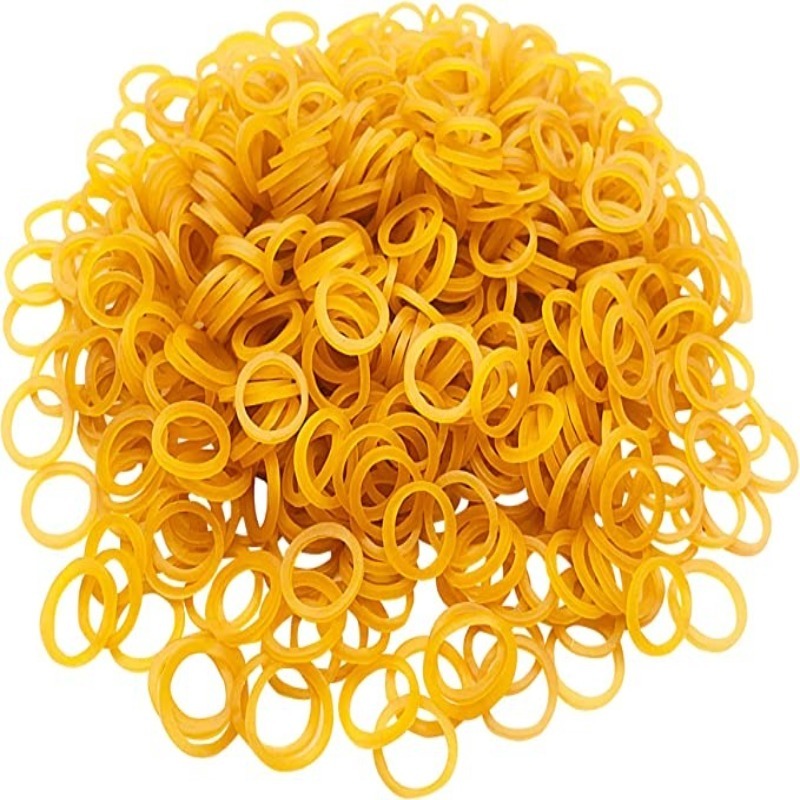 Bulk Dog Rubber Bands For Hair Grooming DIY Hair Bows Top Knots For Puppies Cats Farm Animals Small Medium Large Dogs-Paw Print Pad