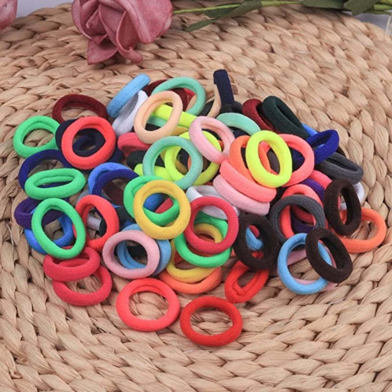 300 Pieces Colorful Small Rubber Bands Dog Hair Ties-Paw Print Pad