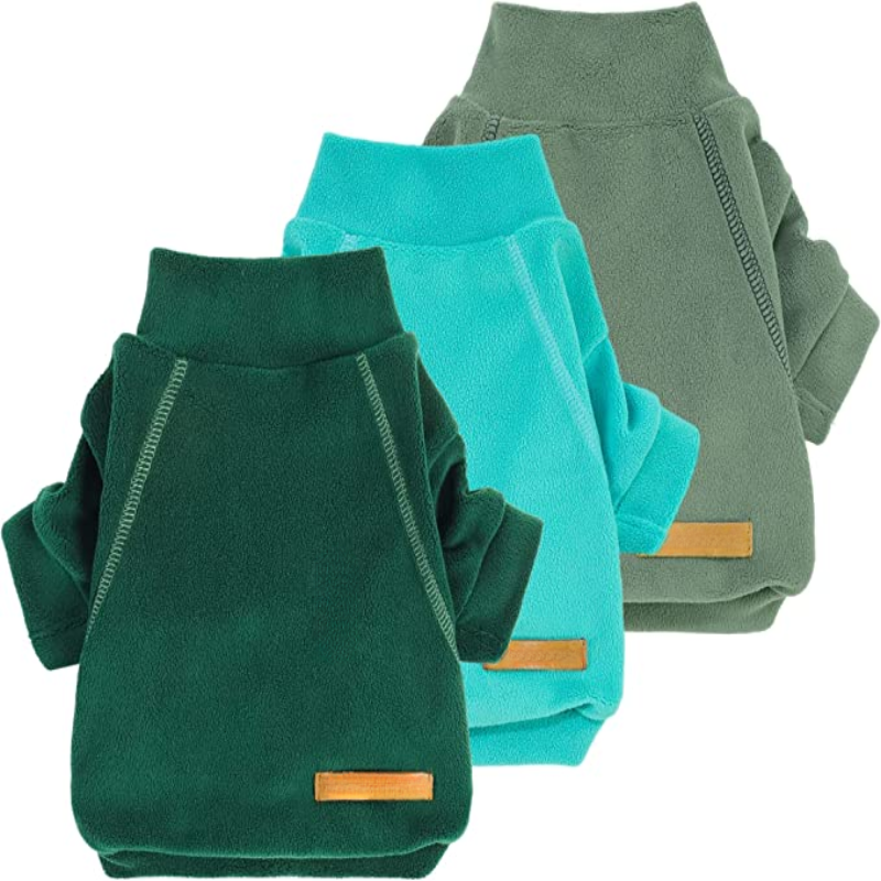 Turtleneck Dog Sweatshirt And Dog Winter Clothes For Small Dogs-Paw Print Pad