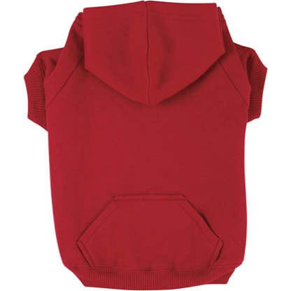 Tomato Red Basic Hoodie For Dogs-Paw Print Pad