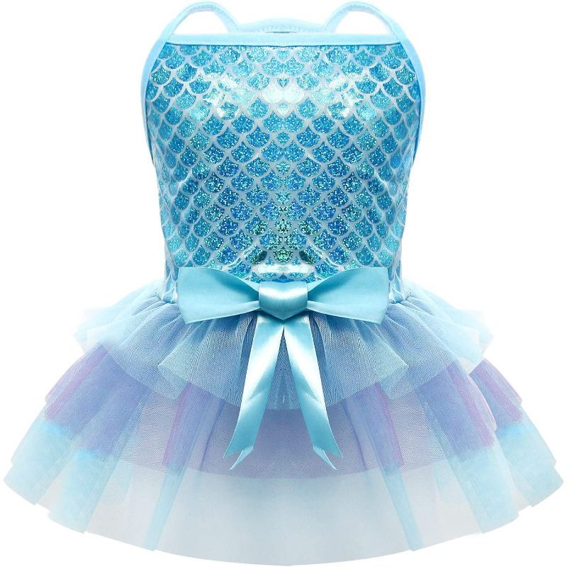 Day Dog Dress Lucky Shamrock Dog Tulle Skirt With Bowtie Holiday Dog Dresses For Small Dogs-Paw Print Pad