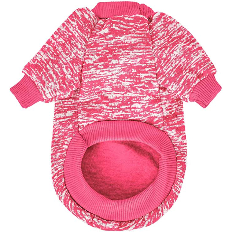 Dog Sweaters For Small Dogs, Dog Shirt Vest Coat For Winter Christmas-Paw Print Pad