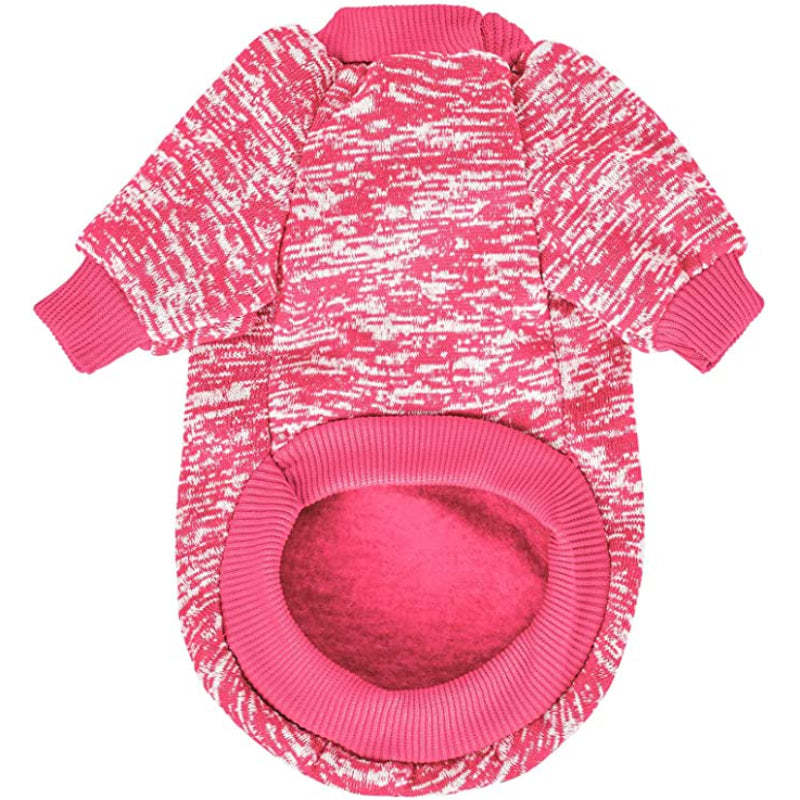 Dog Sweaters For Small Dogs, Dog Shirt Vest Coat For Winter Christmas-Paw Print Pad