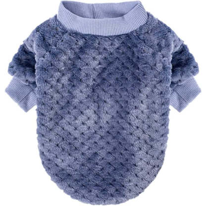 Dog Sweaters for Small Dogs, 3pc Warm Fur Soft Pet Clothes For Puppy-Paw Print Pad