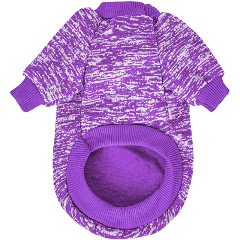 Dog Sweaters For Small Dogs, Dog Shirt Vest Coat For Winter Christmas-Paw Print Pad