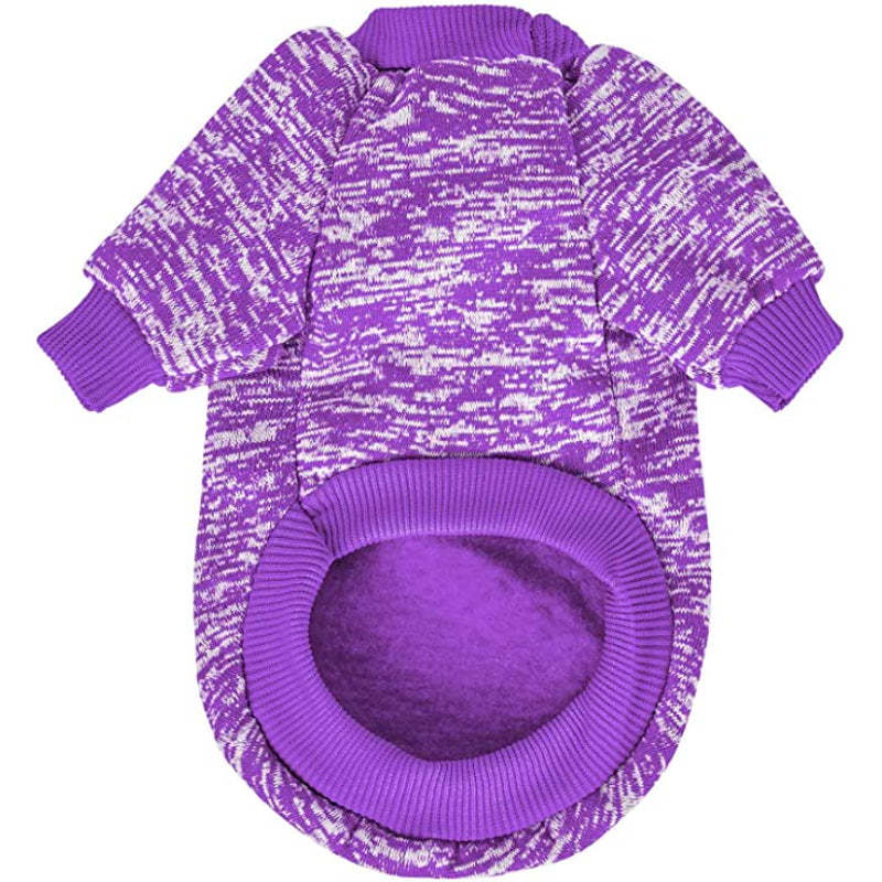 Dog Sweaters For Small Dogs, Dog Shirt Vest Coat For Winter Christmas-Paw Print Pad